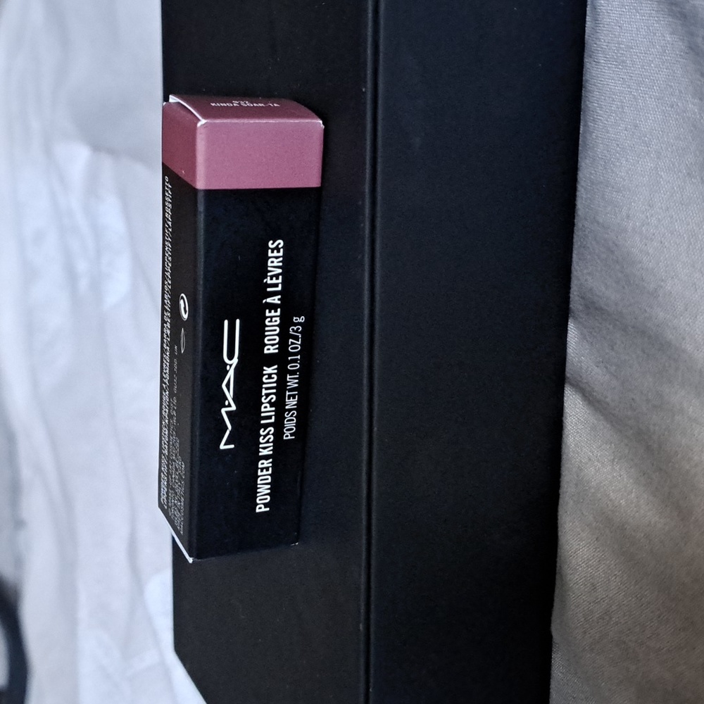 MAC  Cosmetics Powder Kiss Lipstick Shade - Kinda Soar-ta